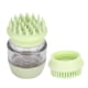 thumbnail image 3 of Cepillo de baño para mascotas, multifunción, masajeador, ducha, peine, accesorio para perros, color verde, 3 of 14