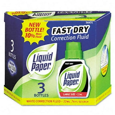 PaperMate Ink Pen Correction Fluid, Fast Dry & Smooth Coverage in Spill ...