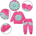thumbnail image 5 of AJZIOJIRO Toddler Baby Girl Fall Winter Outfits 2PCS Sweatshirt Top + Pants Outfits Comfortable Classic Flower Clothes Suit for 1-6Y, 5 of 5