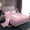 Pink M, variant on Homewish Kawaii Princess Style Twin Sheet Sets for Teen, Kawaii Initial L Letter Twin Fitted Sheet, Pink Stripes Line Flat Sheet, Luxury Bedroom Decor, 3-Piece