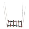 thumbnail image 3 of Pet Chewing Toy, Safe Pet Swing Suspension Bridge Easy To Install Durable  For  Double Beads Sixth Order, 3 of 8