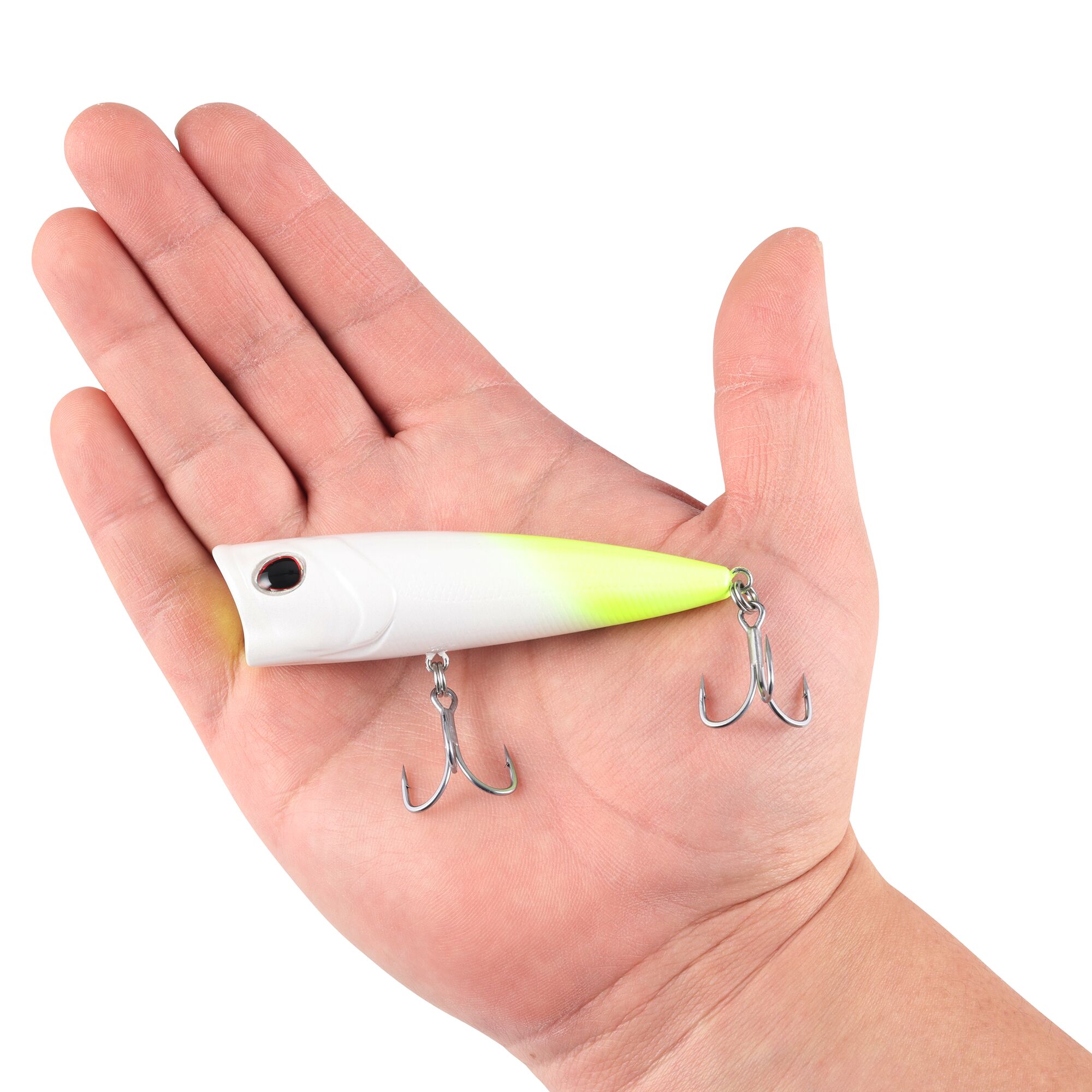 Berkley BlowUp Fishing Lure, 3.5 in, Pearl White/Chartreuse (1-count)