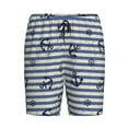 thumbnail image 6 of Daiia Anchors And Steering Wheel Mens Woven Stretch Pajama Short,Short Pajama Pants-Small, 6 of 7