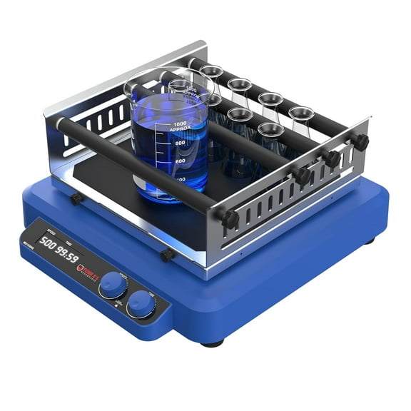 Orbital and Linear Shaker, Digital Orbital Rotator Shaker with Brushless DC Motor, 20-500 RPM Speed, Max. Load Capacity 7.5 KG