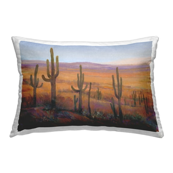 Stupell Industries Canyon Cactus Landscape Decorative Printed Throw Pillow Design by Tim Otoole