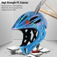 thumbnail image 4 of Kids Adjustable Breathable Kids Bike Helmets Toddler Lightweight Full Face Bike Helmets with LED Light, 4 of 7