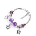 thumbnail image 1 of Hongchun Bracelets à Breloques pour Femmes, Lot de 6pcs-Violet, Noir, Blanc, Rouge, Bleu, Rose, 1 of 6