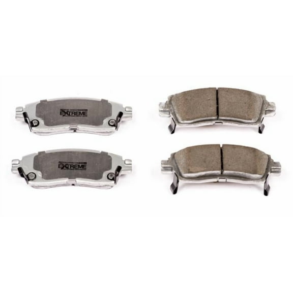 Power Stop Z26-883 Z26 Street Warrior Carbon Fiber-Ceramic Brake Pad -Rear