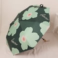 thumbnail image 4 of HUGFEGWE Foldable Umbrella UV Protection Flower Pattern Umbrella Folding Rain Shine Dual Use Sun Umbrella for CJ25311-6746, 4 of 9