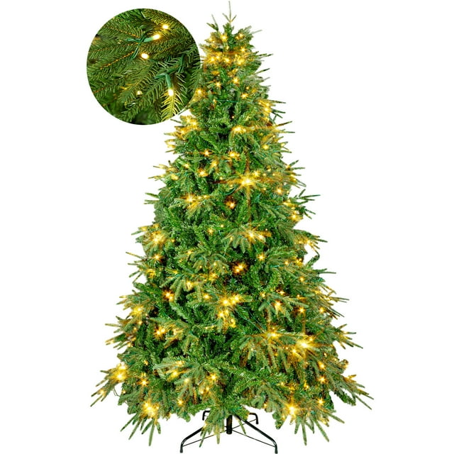 Arbol Navidad Luces Led Jardimex 2.50m Pino Navideño Gigante Frondoso Grande Doble Rama Robusto