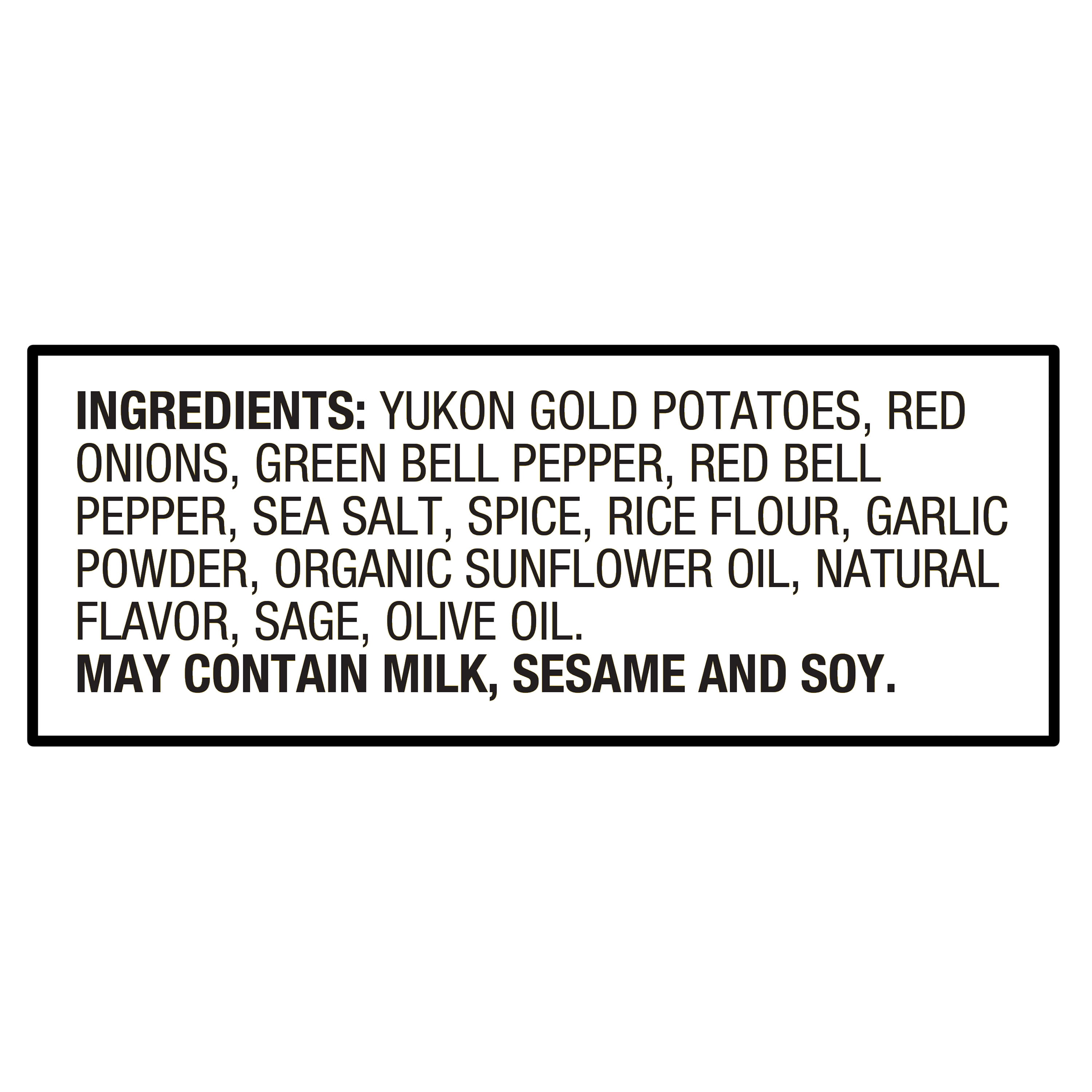bettergoods Oven Roasted and Seasoned Yukon Gold Potatoes with Peppers and Onions, 20 oz (Frozen)