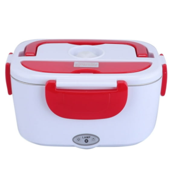 Hot Portable Multifunctional Car Plug Heating Lunch Box Food Heater for Travel, Office, and School, Eco-Friendly Removable Plastic Food Container