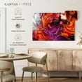 thumbnail image 5 of Elephant Stock Abstract Caramel Splash Wall Art - Horizontal Canvas Wall Art - Living Room Wall Decor - Abstract Canvas - Purple And Orange Decor - 48" x 32", 5 of 8