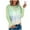 Olive Green, variant on Virmaxy Womens Versatile Tunic Blouse Fashion Tie-dye Printed Mid-Length Tops Round Neck Pullover Shirt Long Sleeve Side Split T-shirt Olive Green L