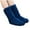 Navy, variant on JeashCHAT Women Solid Color Long Socks Slippers Thick Plush Indoor Socks Double-Layer Thickening Indoor Shoes