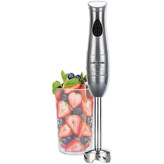 EUROSTAR EH444S 2-Speed Hand Blender, Silver