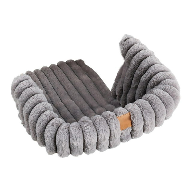 Almohadilla cálida para cochecito de mascotas, accesorios para carrito, alfombrilla antideslizante y lavable para cochecito de perro, almohadilla para Gris