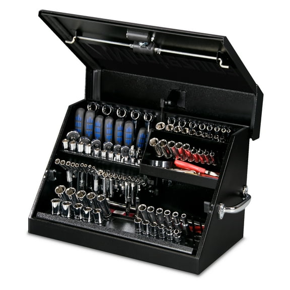 Montezuma 23" x 14" Triangle Toolbox (Steel, Black)