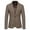 Khaki, variant on AOOCHASLIY Fall Clothes Men's Single Breasted Fashion Suit Business Casual Suit Wool Suit Coat