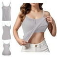 thumbnail image 2 of Jxximdong Tank Top for Women Yoga Gym Sleeveless Camisole Sexy Plus Size Underwear With Chest S 6XL Spring Tops for Women, 2 of 7