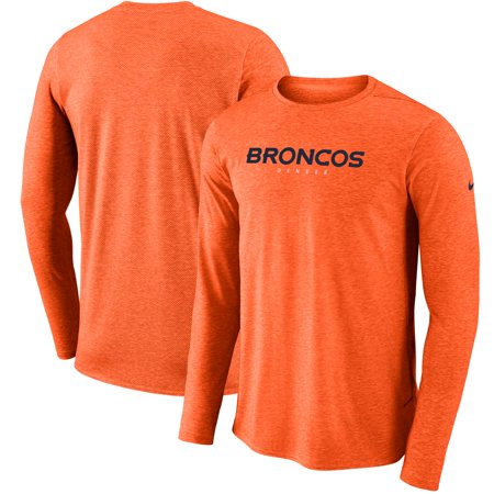 Denver Broncos Nike Sideline Player Long Sleeve T-Shirt - (Best Denver Broncos Players)