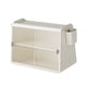 thumbnail image 2 of Organizador de gabinete a prueba de polvo para tazas, accesorios para tazas de té con puerta extraíble. con caja lateral, 2 of 9