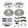 thumbnail image 3 of PowerStop Front and Rear Z23 Evolution Sport Brake Pad Rotor Drum and Shoe Kit Fits: SATURN Select Models K15126DK, 3 of 10