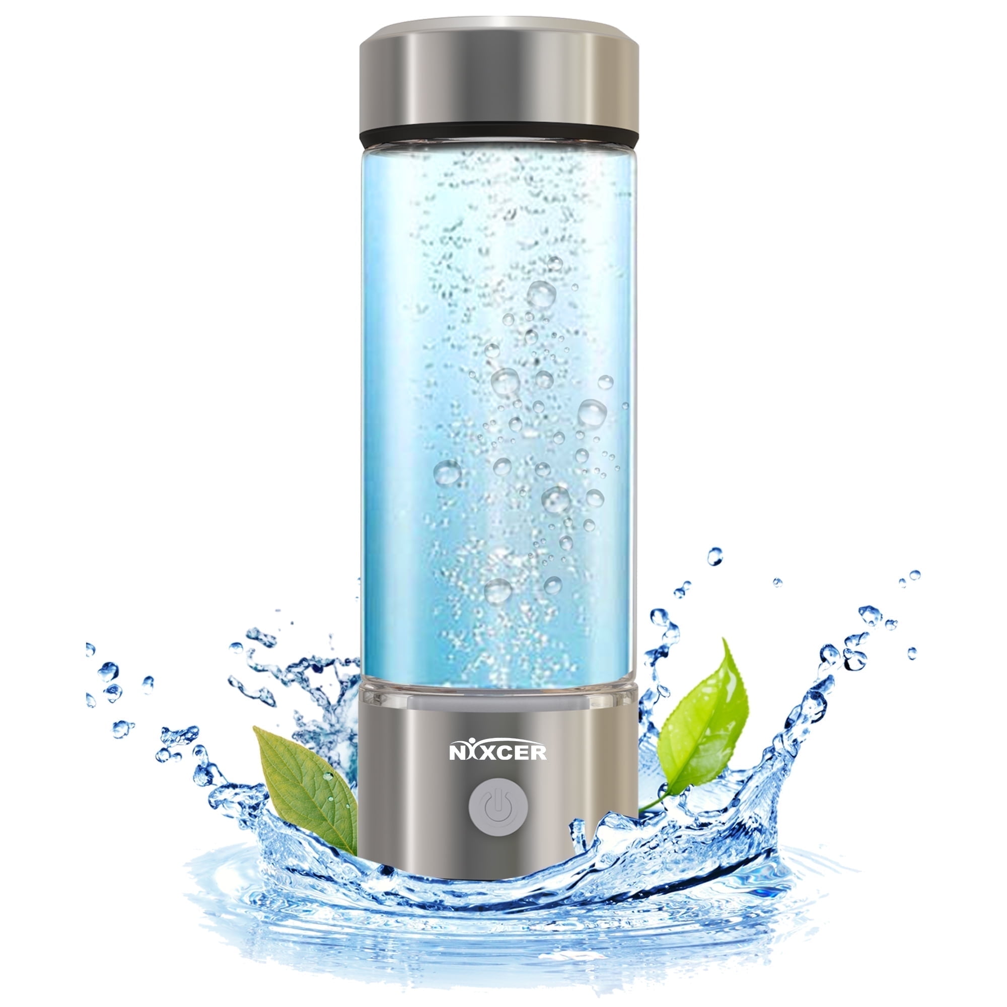 Nixcer Hydrogen Pro Water Bottle, 8000PPB H2, OLED, SPE/PEM Tech