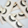 Selfadhesive False Eyelashes Reusable Natural 3D Lashes Curly Stick On