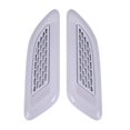 thumbnail image 1 of 2pcs Universal Vent Cover Stickers Carbon Fiber Car Air Flow Intake Hood Scoop Stickers For Vehicle, 1 of 4