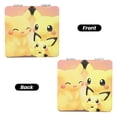 thumbnail image 2 of Pofeuu Pokemon for Portable Pocket Makeup Mirror PU Cover Compact Travel Mirror with Normal and Magnifying Double Sided Glass-Round Shape-Square, 2 of 9