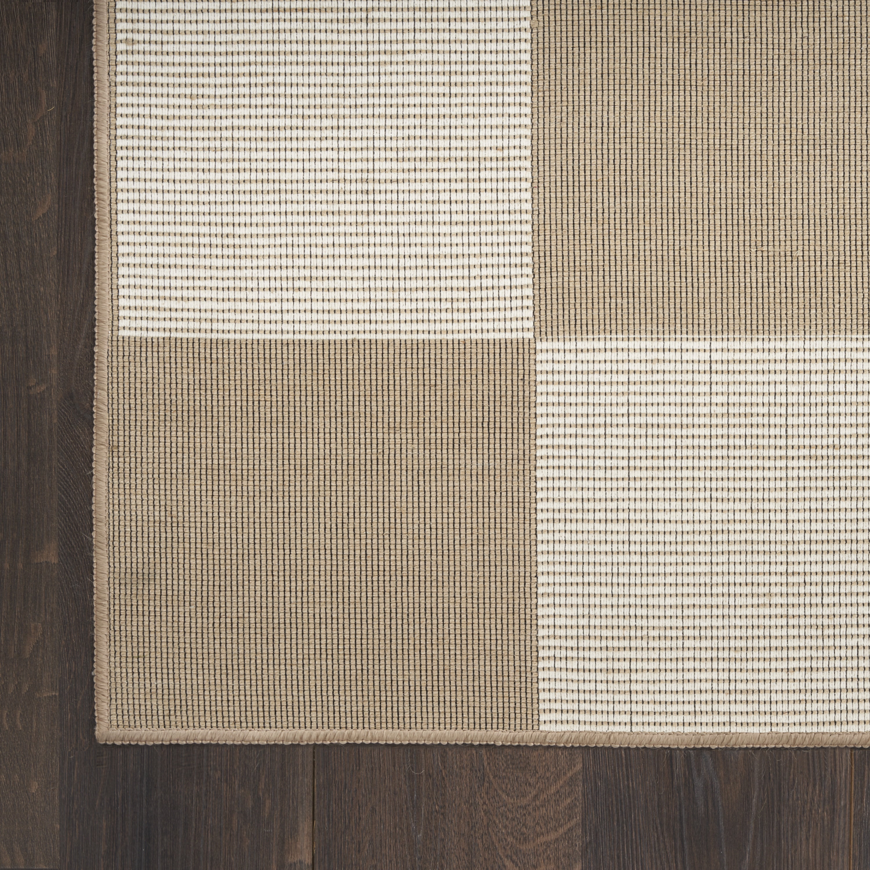 Nourison Washable Modern Jute Modern Natural Ivory 7'10" x 9'10" Area Rug (8x10)