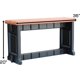 thumbnail image 3 of ZYPPPA Bench, Redwood Top with Black Sides, 1 Pack - Proudly Made in The USA, Click and Lock Hardware-Free Assembly, Durable and Stylish Outdoor Seating, 3 of 8