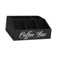 thumbnail image 4 of Organizador de estación de café para encimera, decoración de barra de café, cápsula de café de madera Estilo B, 4 of 9