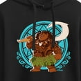 thumbnail image 3 of Maui Pattern  - Ladies Juniors Cropped Pullover Hoodie, 3 of 5