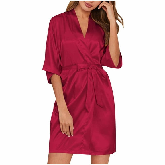 Lindreshi Lingerie Sets for Women Women's Fashion Homewear Pajamas Women's Long Sleeve Pajamas Nightgowns Bathrobes Homewear