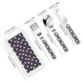 thumbnail image 2 of Rateoe Corgi Lying With Moons And Stars for Stainless Steel Kids Silverware Set - Child and Toddler Safe Flatware - Children's Knife, Fork And Spoon Set, 2 of 8