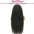 thumbnail image 4 of 13x4 Deep Wave Lace Front Wigs Human Hair For Woman Nature Black 30" 250 Density, 4 of 10