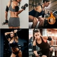 thumbnail image 2 of Neoprene Arm Shaper Sleeves - Toning & Compression Workout Bands for Women, Adjustable Arm Wraps for Fitness & Sports Recovery (1 Pair), 2 of 6