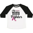 thumbnail image 3 of Inktastic Breast Cancer Awareness My Titi is a Fighter Boys or Girls Toddler T-Shirt, 3 of 5
