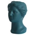 thumbnail image 1 of Maceta de resina con forma de cabeza para plantas, florero, retrato, estatua, figuritas Falta azul, 1 of 9