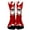 yu1126#- Black3, variant on Kids Sports Socks Six Seven 6 7 Graphic Print Crew Socks