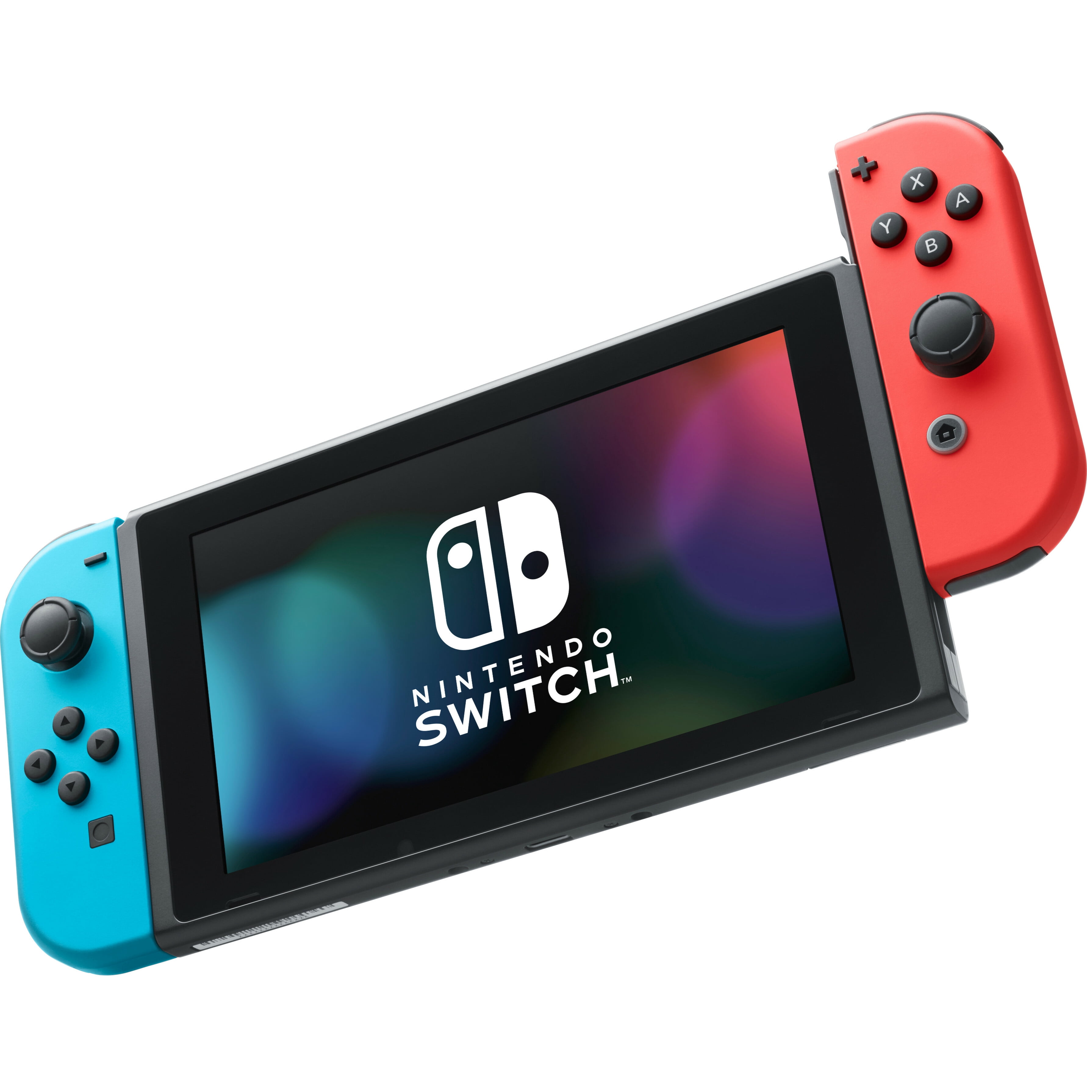 Nintendo Switch with Neon Blue & Neon Red Joy-Con, Refurbished