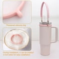 thumbnail image 3 of Pebbuoy Water Bottle Hand Strap Sturdy Sling for 16-40oz Bottles Durable Silicone Ring Water Bottle Carrier Easy Carry Outdoor Sports Cup Accessories, 3 of 7