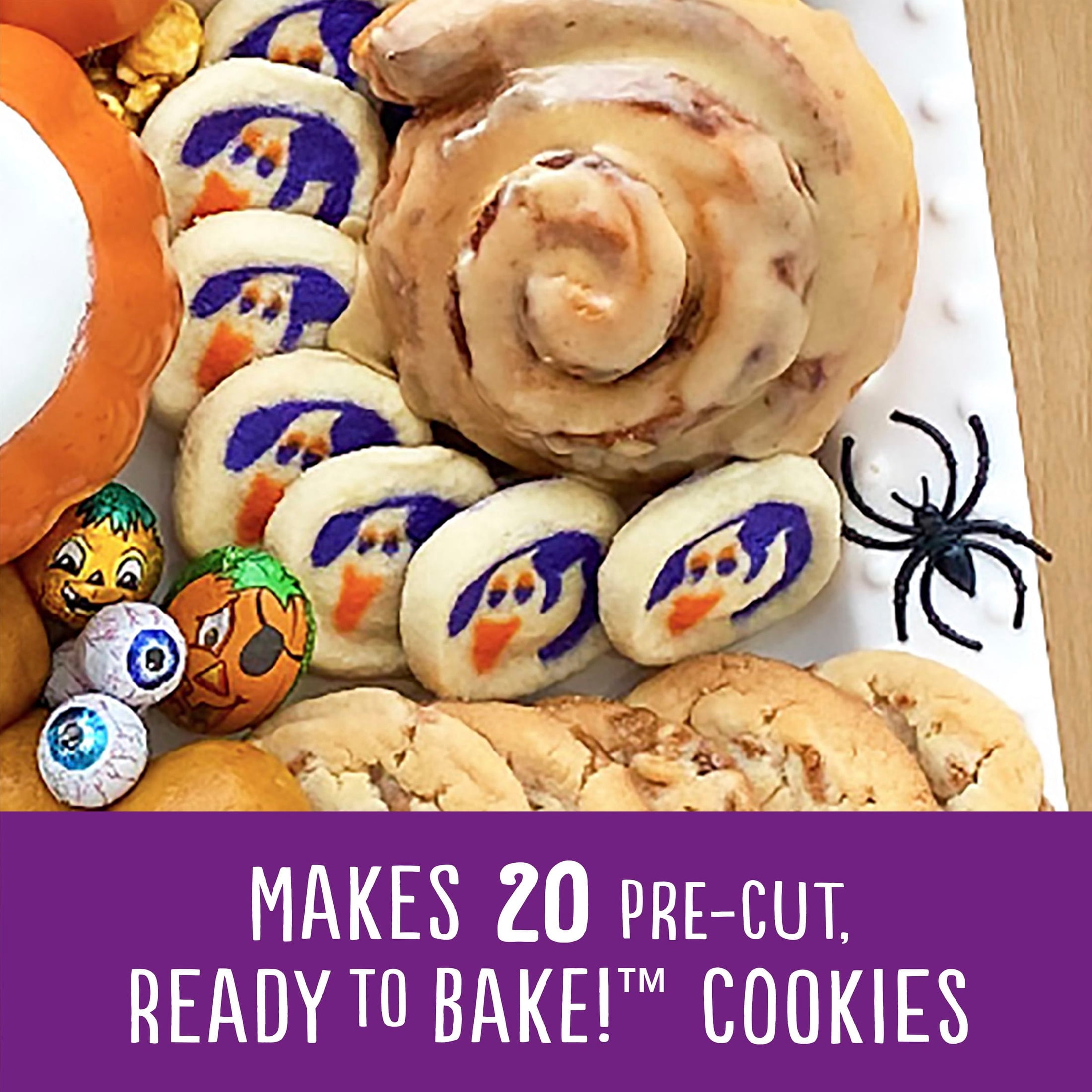 Pillsbury Ready to Bake Ghost Shape Sugar Cookie Dough, 9.1 oz