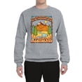 thumbnail image 2 of Wild Bobby Life Was Meant For Great Adventures Mountains Pine Trees Nature Lover Unisex Crewneck Sweatshirt, Heather Grey, Small, 2 of 6