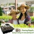 thumbnail image 6 of Halatool 4 Pack 48 Cells Seed Starter Kit with 50 PCS Coco Pellets for Seedlings Organic Seed Stater Soil Pods, 6 of 6