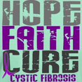 thumbnail image 3 of CafePress - HOPE FAITH CURE Cystic Fibrosis T Shirt - Men's Classic Graphic Cotton T-Shirt, 3 of 4