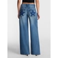 thumbnail image 3 of No Boundaries Low Rise Cotton Baggy Jeans, 31.5'' Inseam, Women's 00-26W, 3 of 5