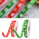 thumbnail image 4 of Advancent 2 uds cinta de seda decorativa de satén de Navidad copo de nieve paquete de poliéster rollo de banda adorno de fiesta de año nuevo Kits de decoración para fiestas, 4 of 6